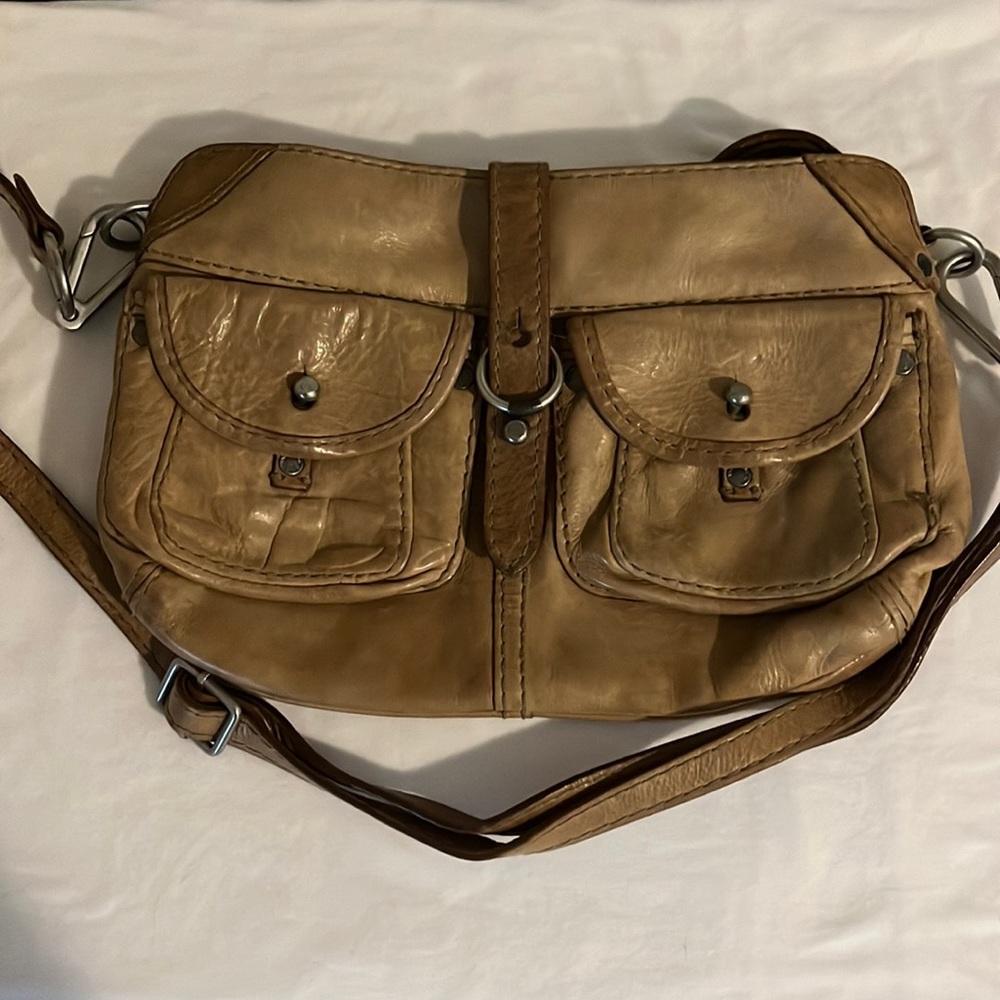 Abercrombie and Fitch leather cross body purse